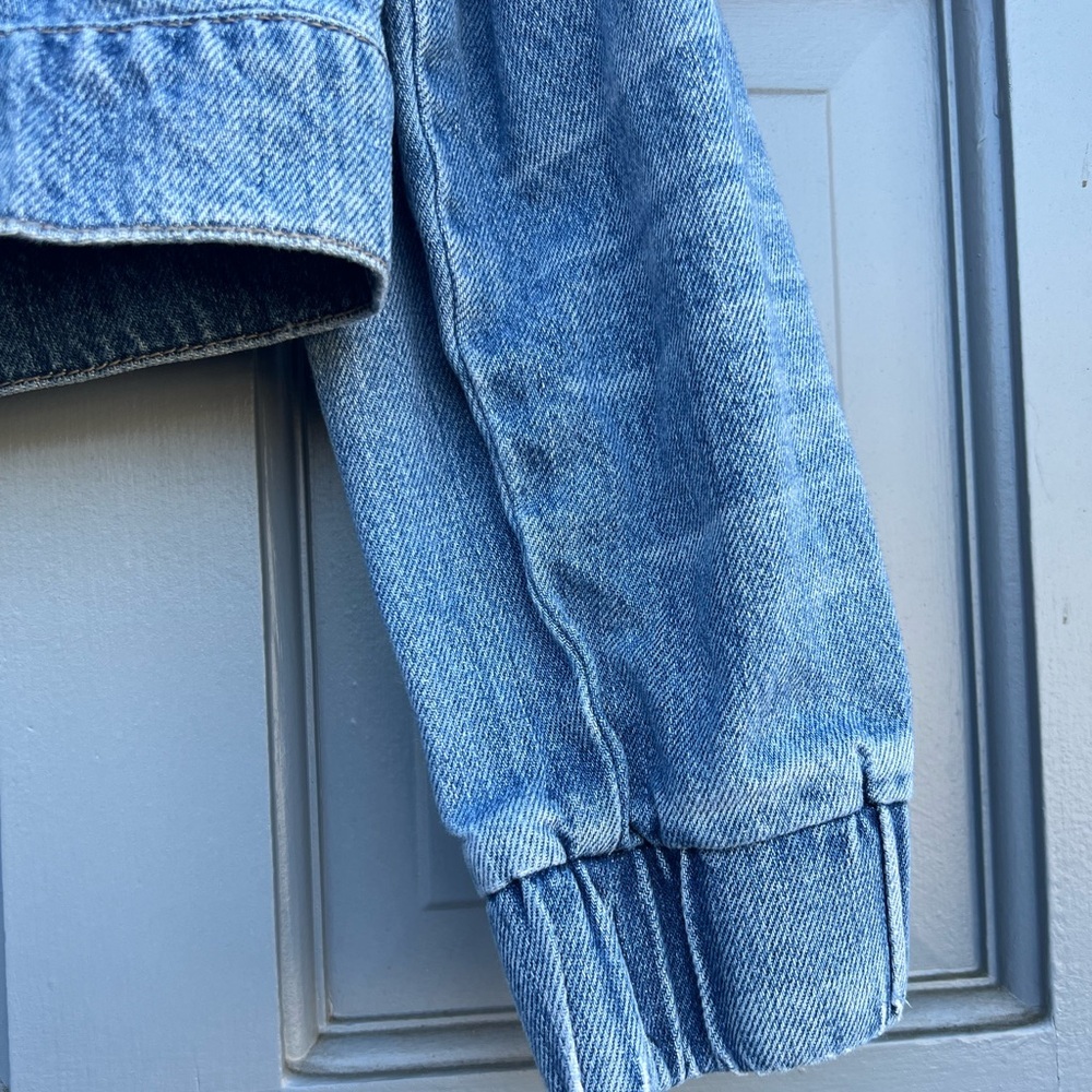 Buffalo David Bitton size S/P denim buttoned jacket with 2 front pockets - Picture 7 of 8
